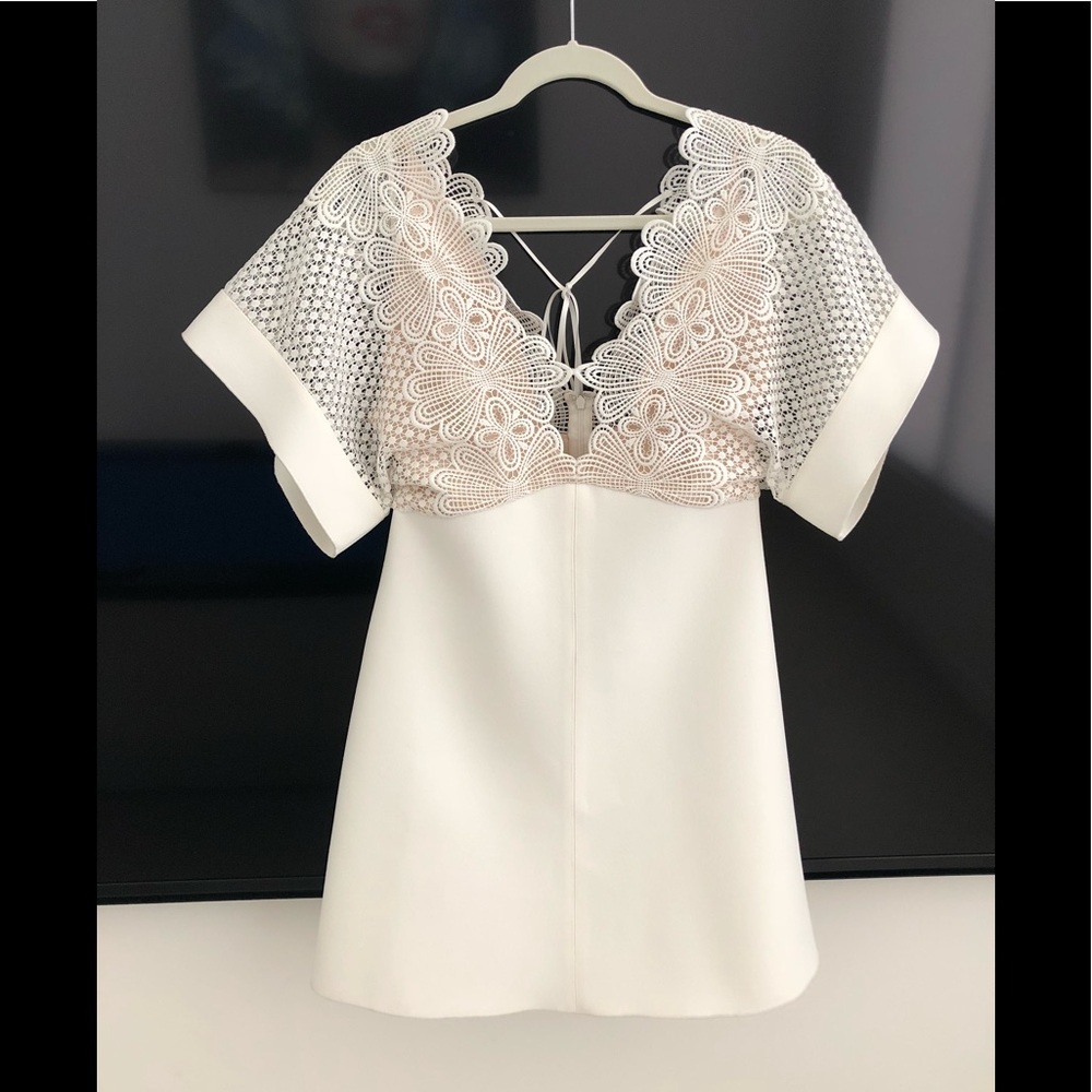 NWT Intermix Lover white sexy feminine dress - 6